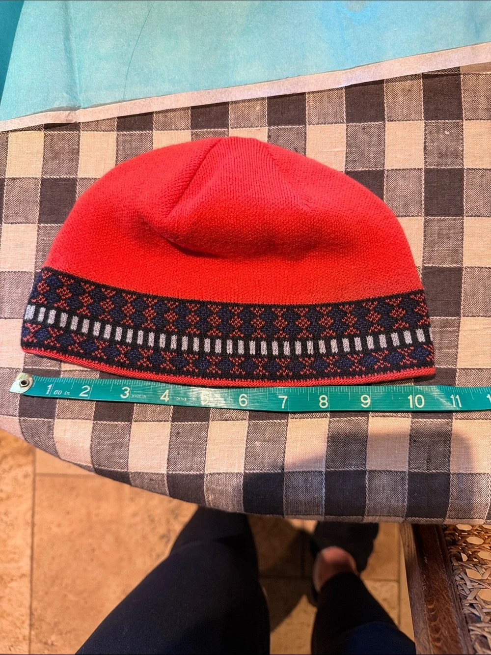 Patagonia Orange Beanie Hat